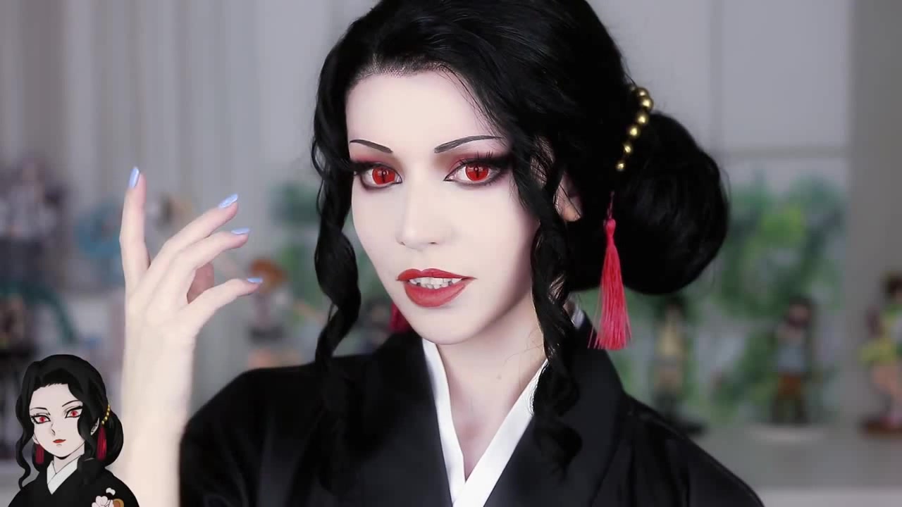 ☆ Muzan Cosplay Makeup Tutorial Demon Slayer ☆ - Coub