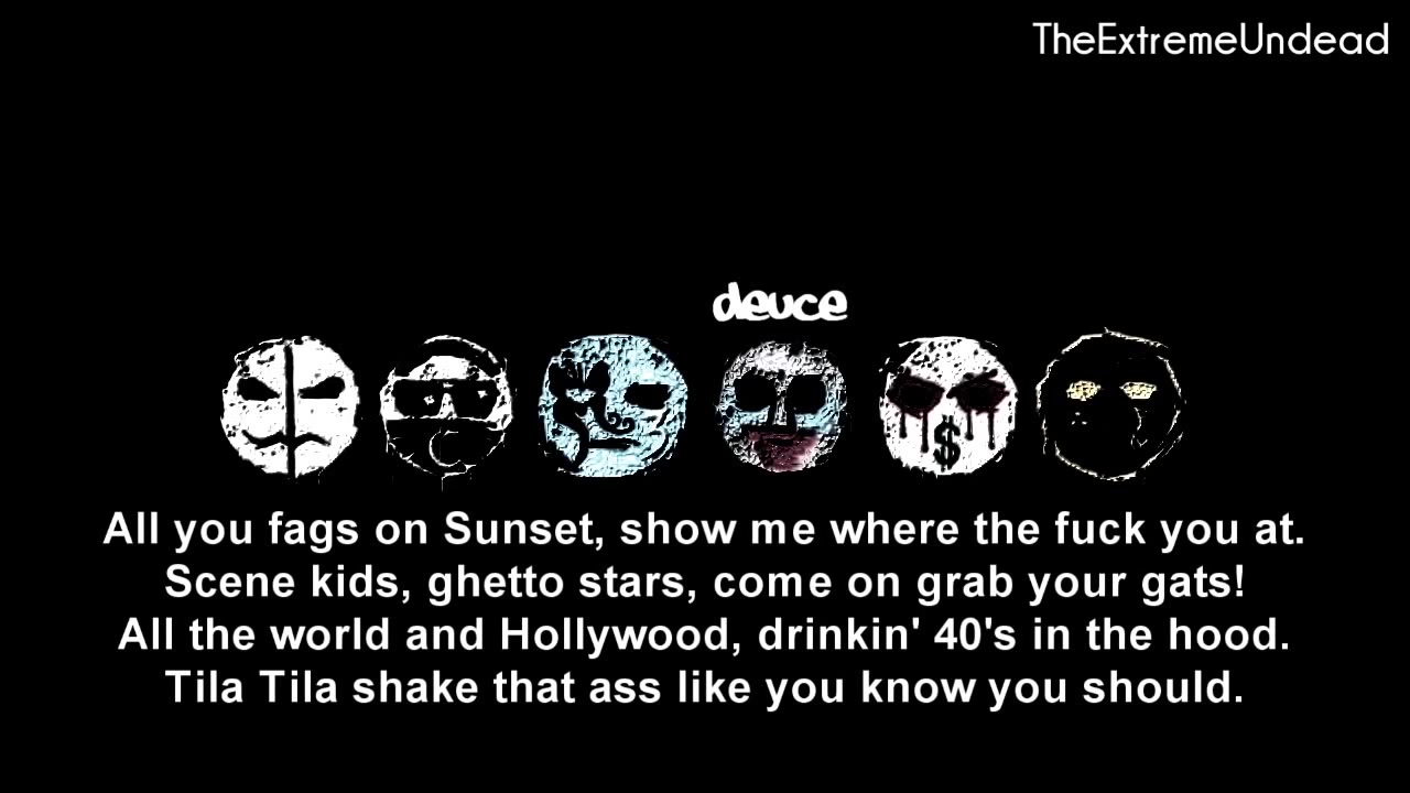 Hollywood Undead Scene For Dummies [Lyrics Video] Coub The Biggest Video Meme Platform