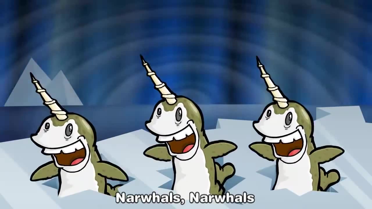 Narwhals : animated music video : MrWeebl - Coub