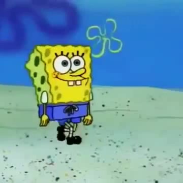 SpongeBob-Stepping on the beach vine - Coub - The Biggest Video Meme ...