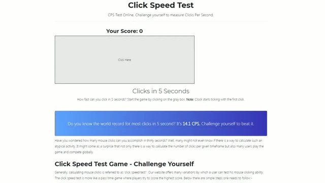 I beat the 2019 WORLD RECORD Clicks Per Second! (16 CPS) - Coub - The  Biggest Video Meme Platform