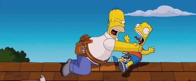 Homer Choking Bart Simpson Coub 5849