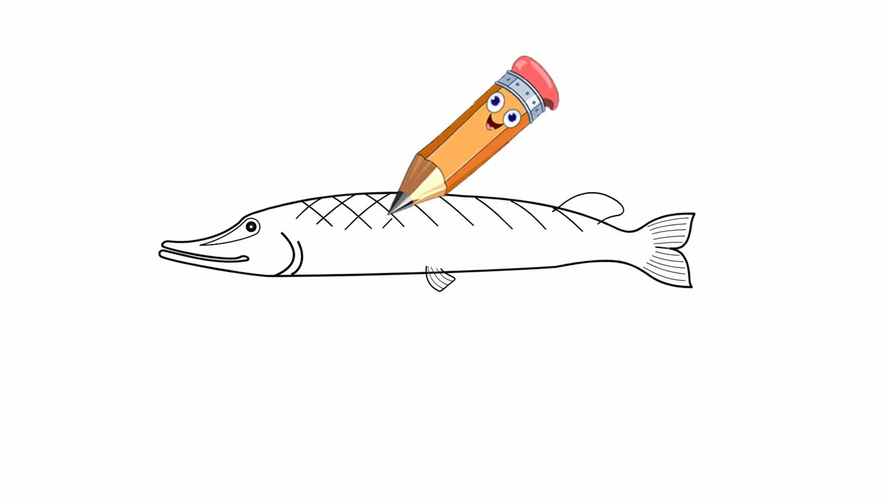 drawing fish video – EaselandCanvas