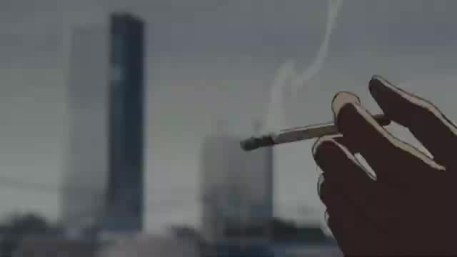 Premium AI Image | Anime girl smoking a cigarette and wearing sunglasses-demhanvico.com.vn