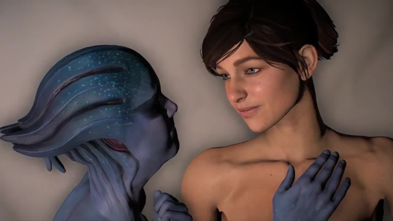 Mass Effect Andromeda PeeBee Sex Scene Kissing - Coub