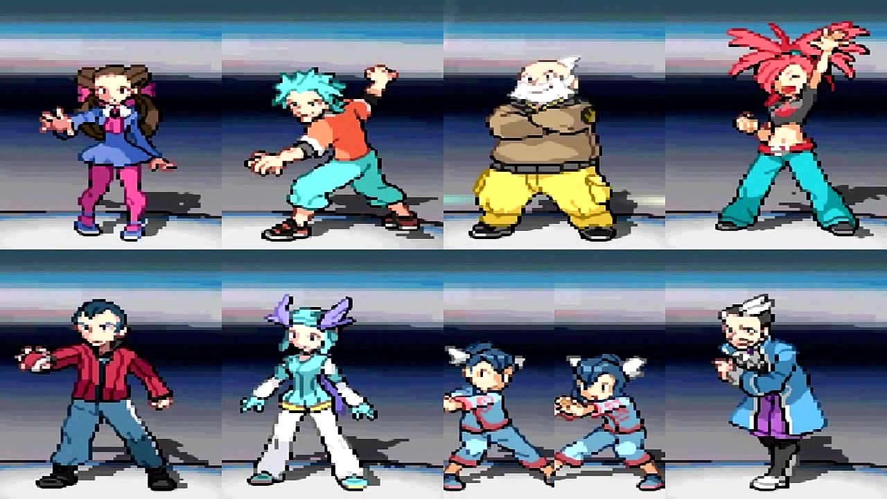 Pokemon Black & White 2 Gym Leaders 