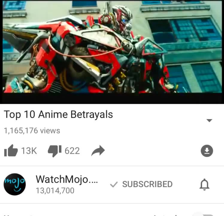 Image tagged in top 10 anime betrayals  Imgflip