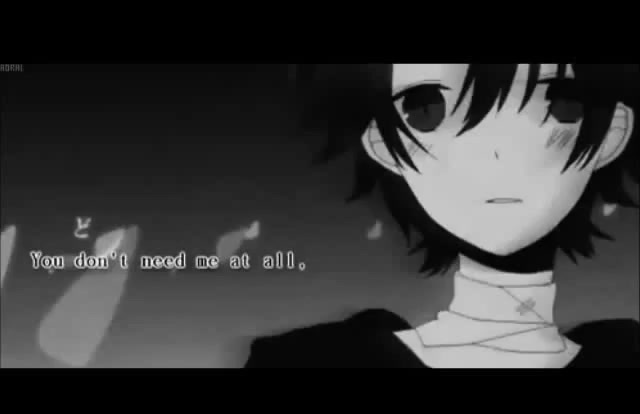 Download Drowning in Emotion - Anime Depression Aesthetic Wallpaper |  Wallpapers.com