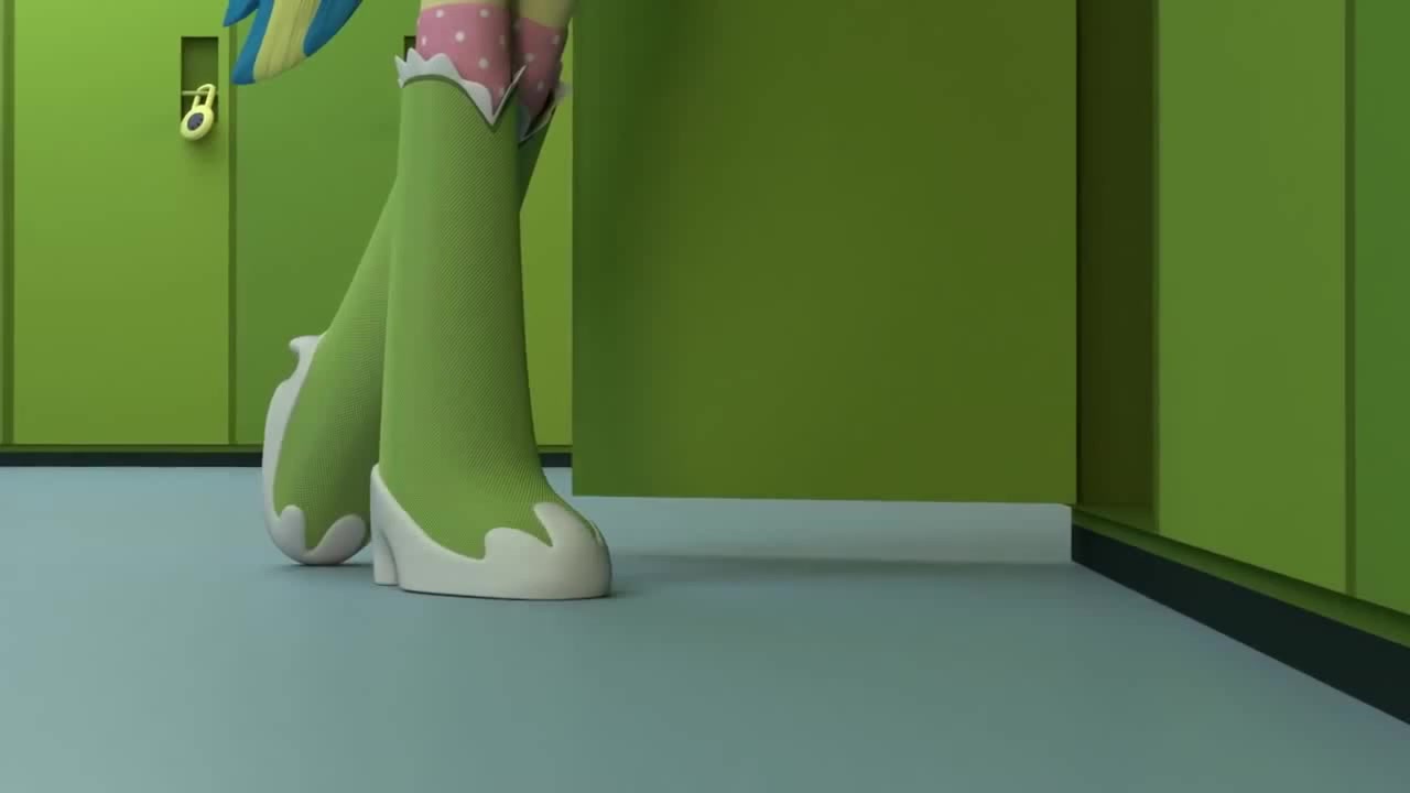 Equestria Girls - Shoes Running (Blender 3D Animation) - Coub