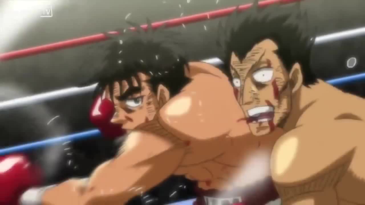 Hajime No Ippo Rising: Dempsey roll 2.0 against Sawamura vostFR (eng sub in  settings) 