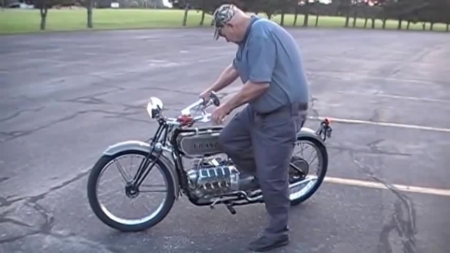 Homemade deals v8 motorcycle