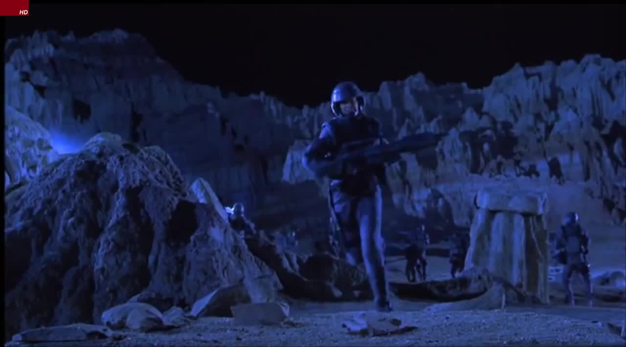 starshiptroopers Klendathu Drop scene