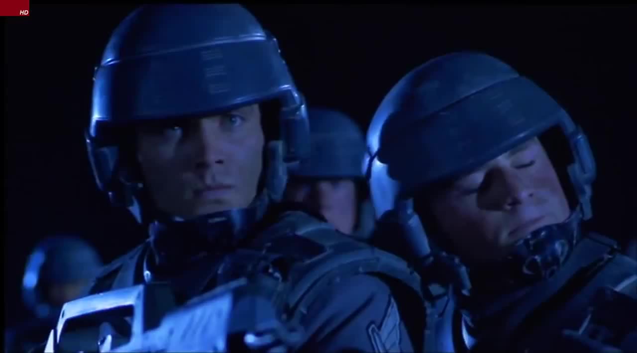 starshiptroopers Klendathu Drop scene