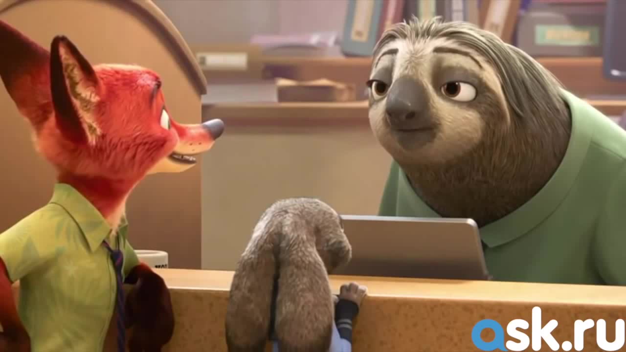 Зверополис - Ленивец смеётся - Coub - The Biggest Video Meme Platform