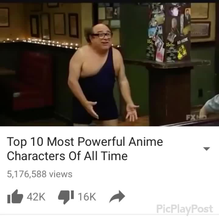 Top 10 strongest anime characters from the 2000-10 era.