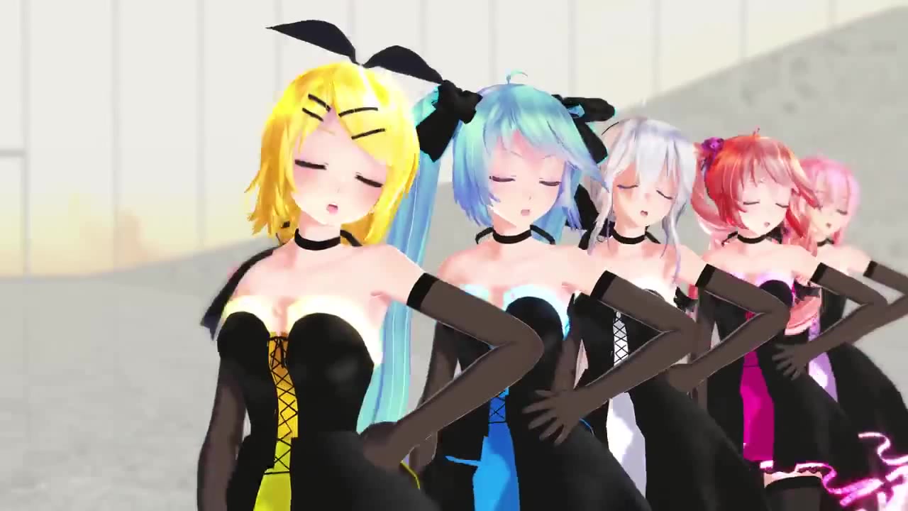 ＭＭＤ】ピカピカ衣装で「Carry Me off」 - Coub