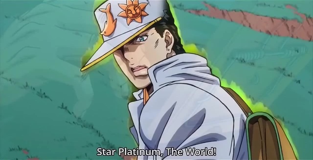 Star Platinum! Za Warudo!