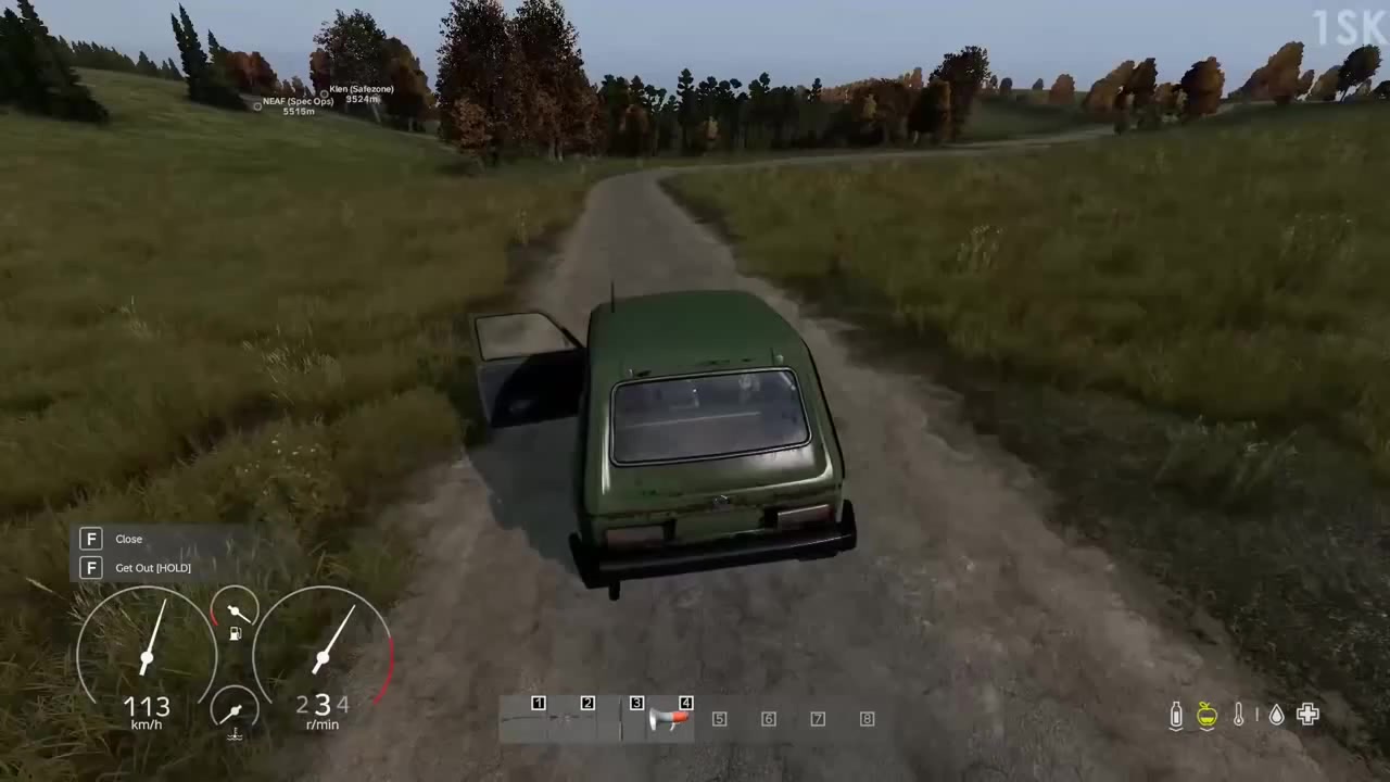 Jumping out of a moving vehicle in DayZ - Coub