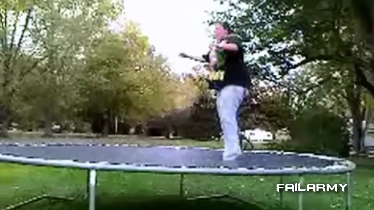 Trampoline Fails - Coub