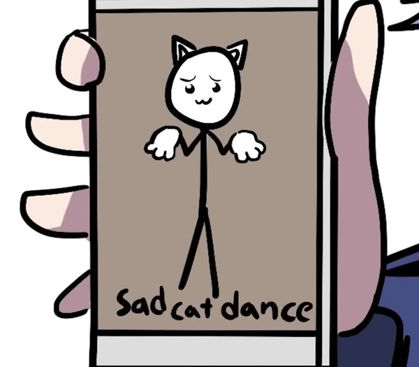 Sad cat dance noko by Canibores on Newgrounds