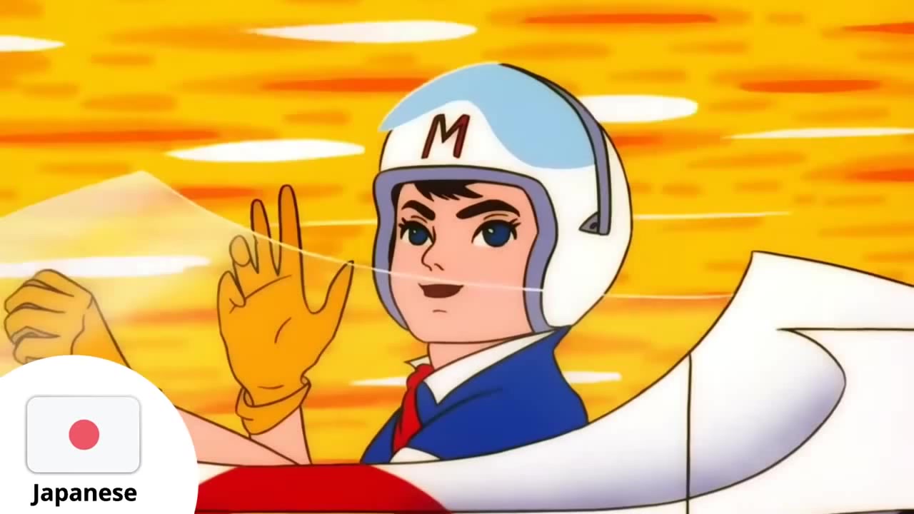 Speed Racer 1967 - Opening Song In Various Languages - Coub