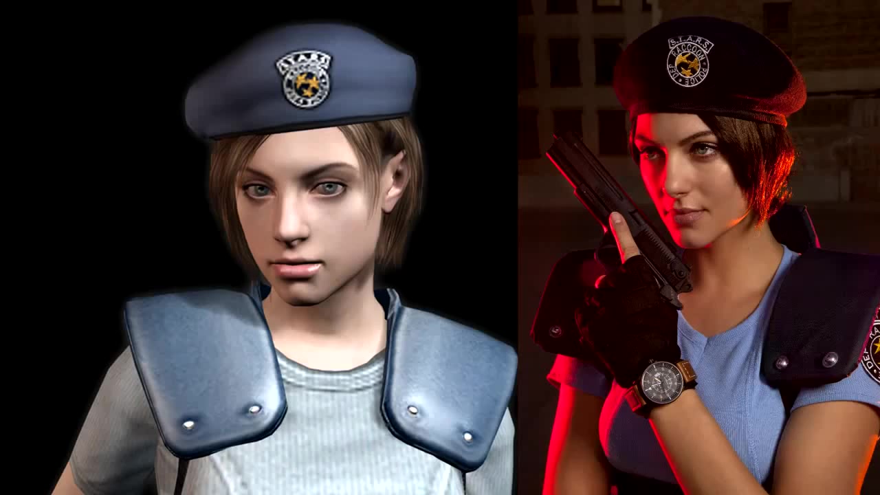 Jill Valentine's remake actor - 9GAG