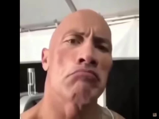 The rock eyebrow meme | Magnet