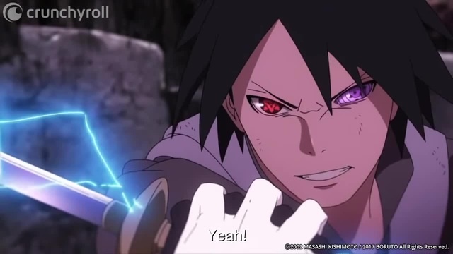 Naruto and Sasuke vs Momoshiki  Boruto: Naruto Next Generations 