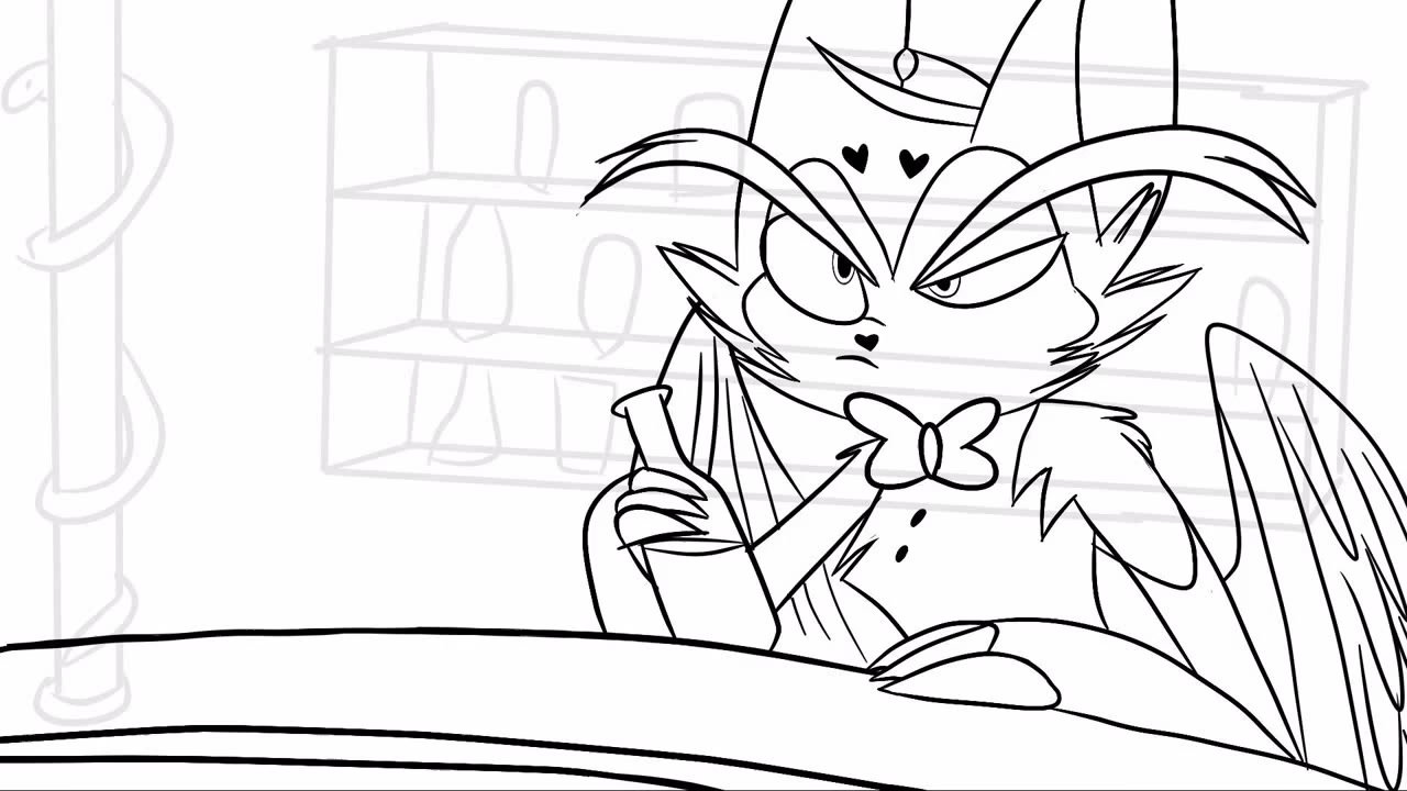 FLIRTING WITH MOM / (Angel, Alastor, Ashley, Vivz, Husk) Hazbin Hotel  Storyboard - AnimatedMau - Coub