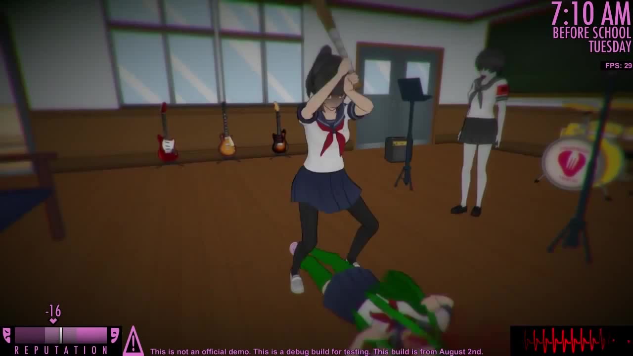 How Sanity Affects Murder in Yandere Simulator - Coub