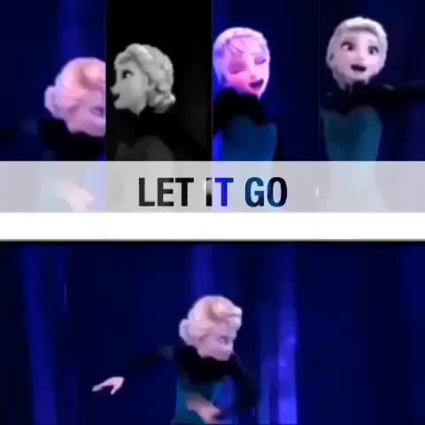 let it go frozen meme