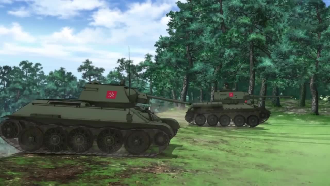 Music : Восстань (Skillet Cover) Anime : Девушки и танки/Girl und Panzer -  Coub