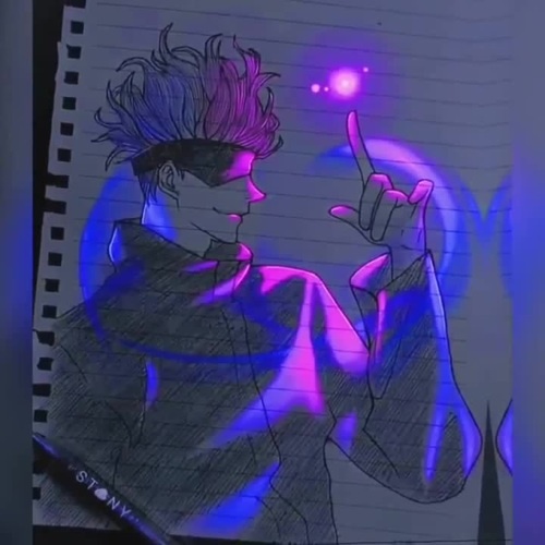 Glowing Anime Drawing Tutorial - YouTube