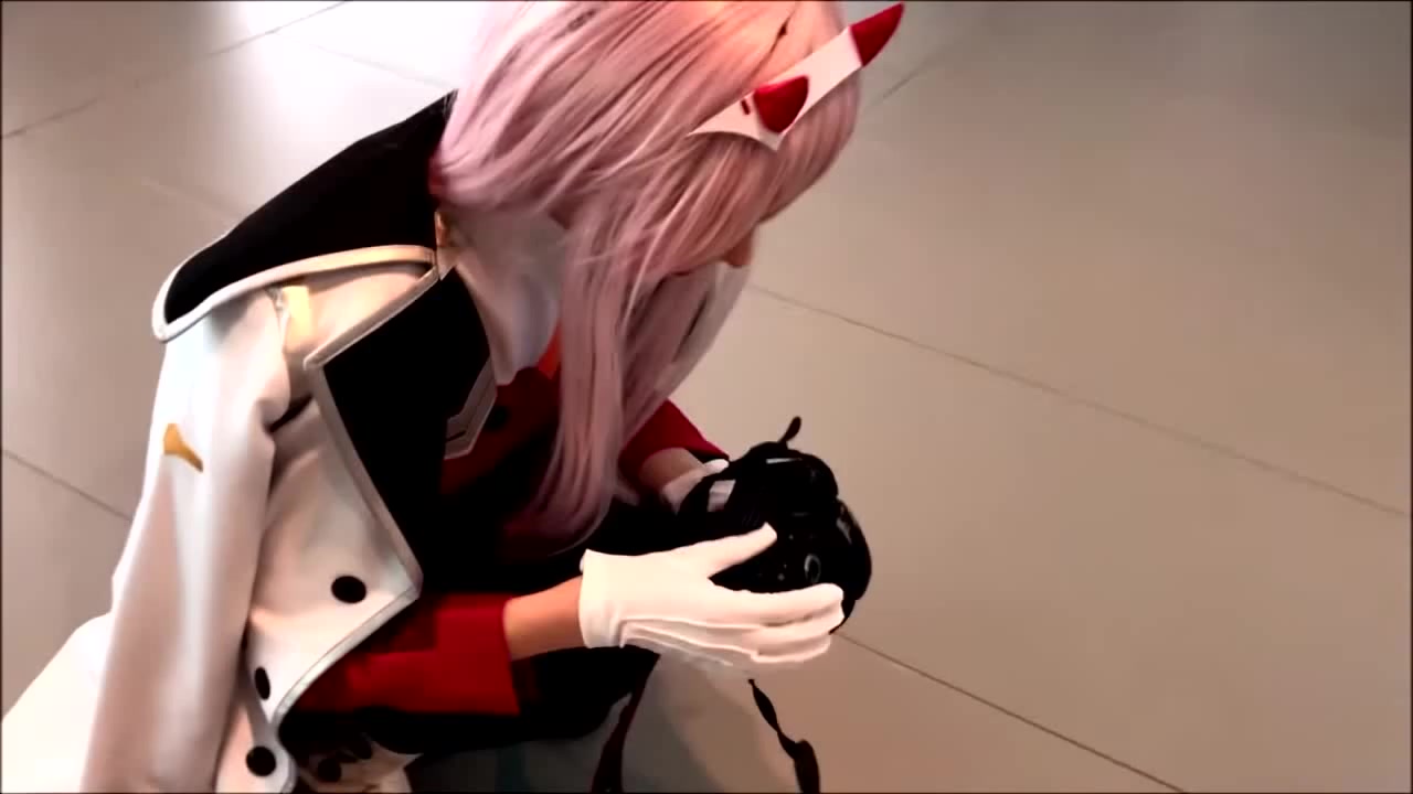 Аниме Косплей Zero Two Darling in the FranXX / - Coub - The Biggest Video  Meme Platform