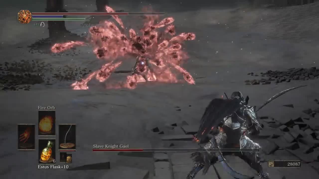 Dark Souls 3 Ringed City: Gael Boss Gif - Coub