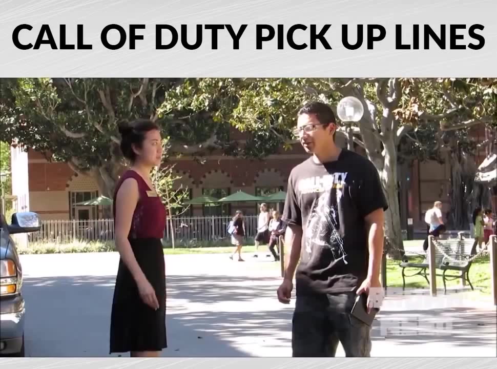 call of duty pick up lines