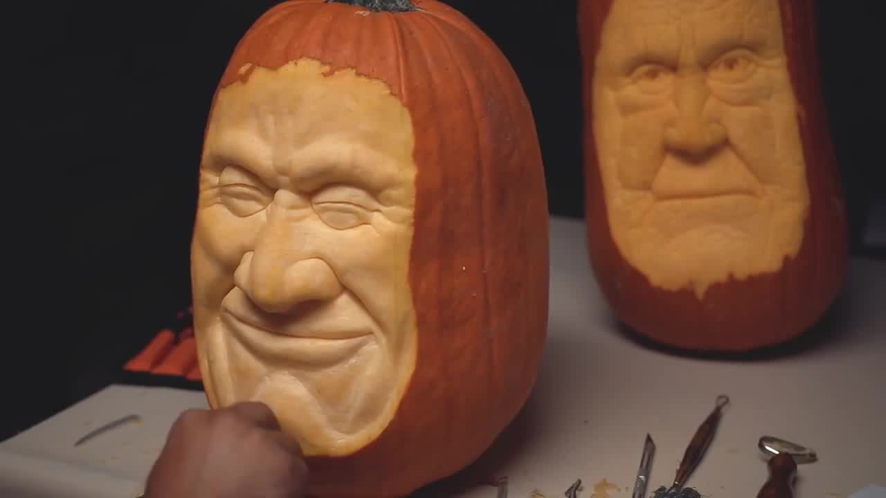 Paulo Machado 3D Pumpkin Carving - Coub