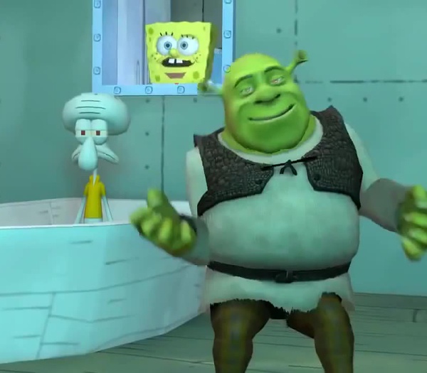 Meme of Shrek Fig. 4 Meme of Spongebob