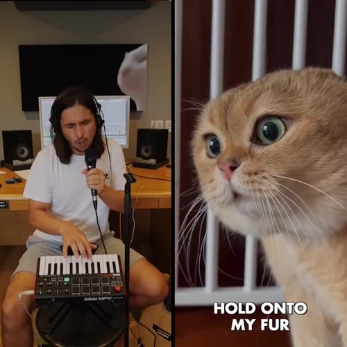 The Kiffness x Oh Long Johnson 2.0 - Hold Onto My Fur (Talking Cat Song), song, Cats and the Internet