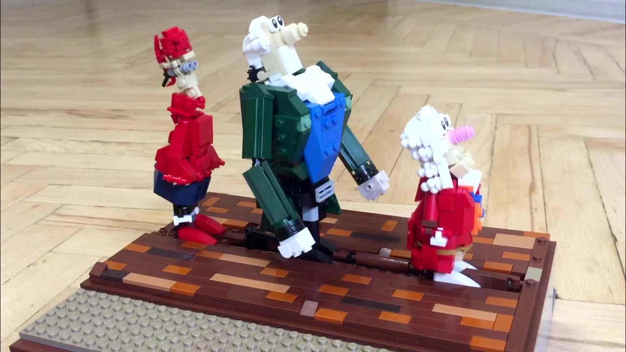 Lego Dr. Livesey walking meme - Coub - The Biggest Video Meme Platform