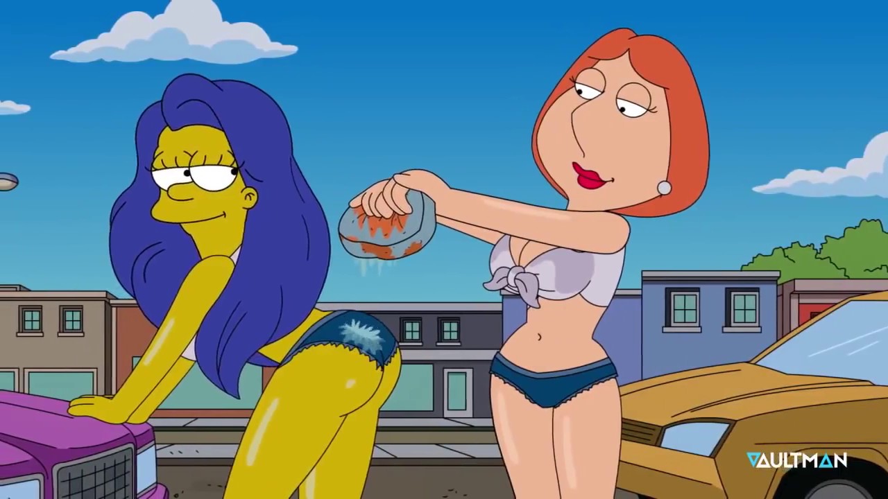 Marge Simpson and Lois Griffin car wash - Coub - The Biggest Video Meme  Platform