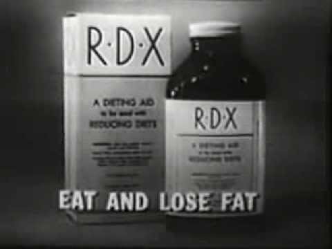 RDX Weight Loss Pills 1954 Classic TV Commercial Coub The