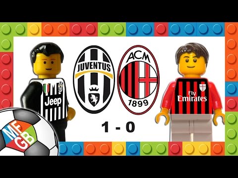 Milan Juventus 1-3 • Serie A 2020/21 in Lego • Gol Sintesi 06/01/21 All  Goals Highlights Milan Juve