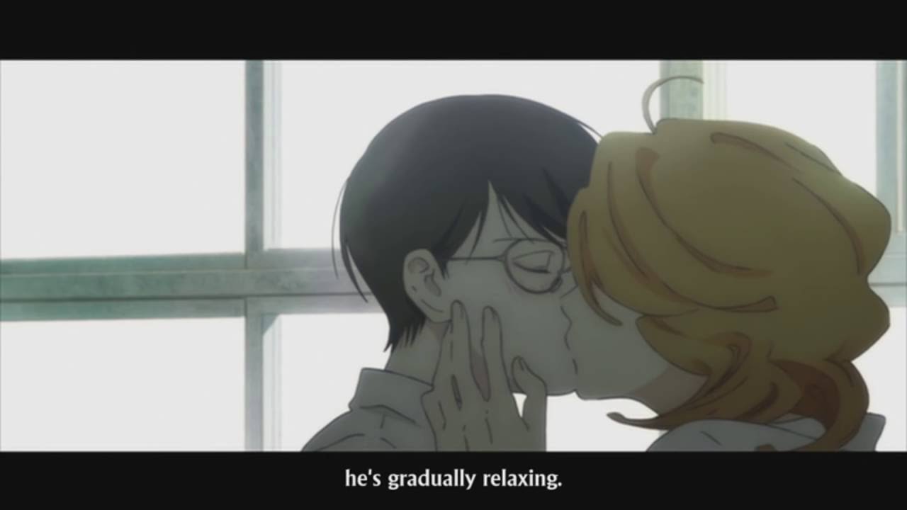 Doukyuusei cute kissing scene Coub The Biggest Video Meme Platform