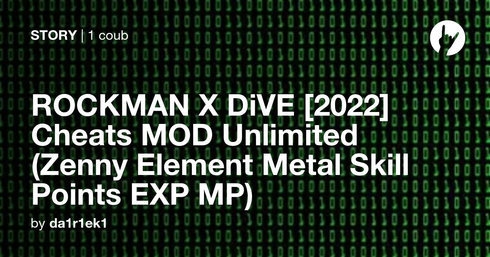 ROCKMAN X DiVE [2022] Cheats MOD Unlimited (Zenny Element Metal Skill