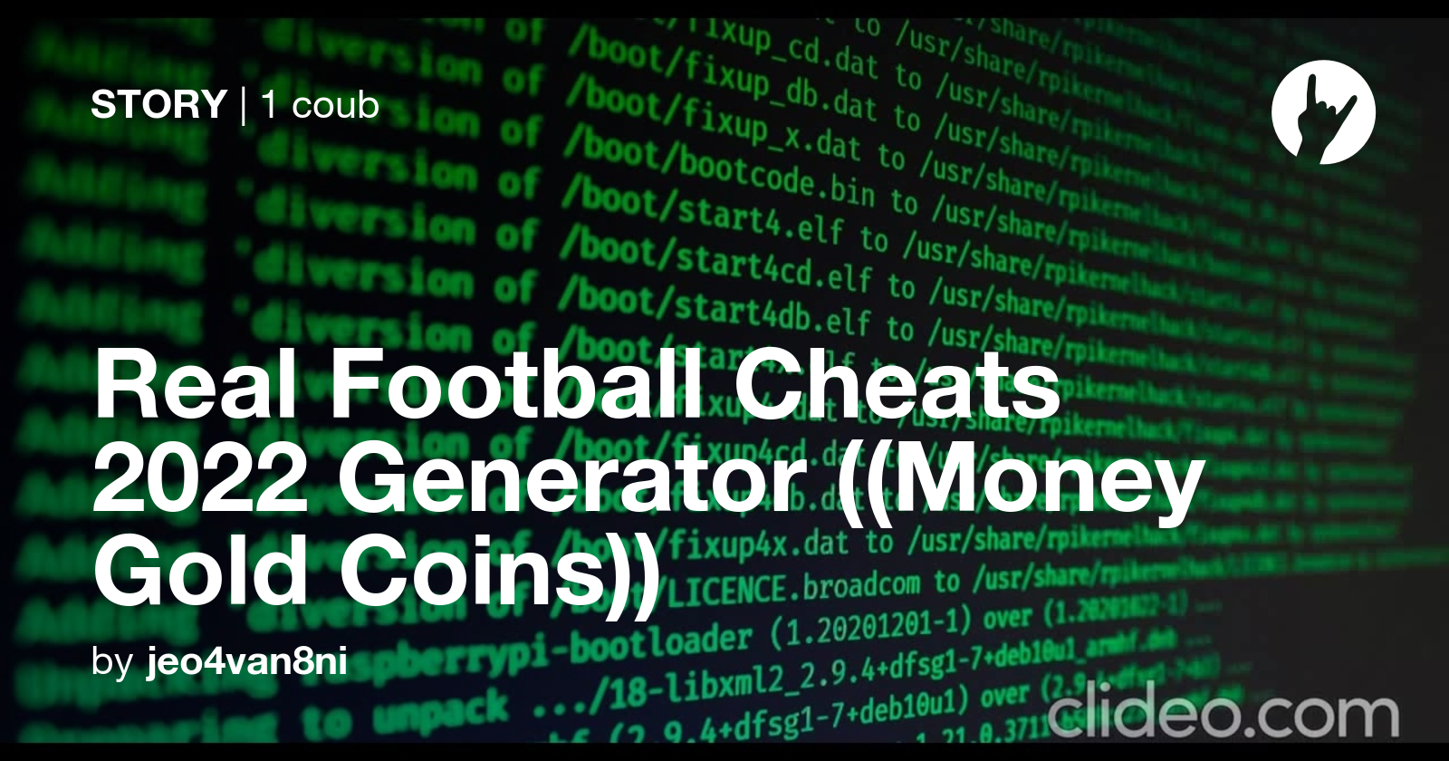 Real Football Cheats 2022 Generator ((Money Gold Coins)) Coub