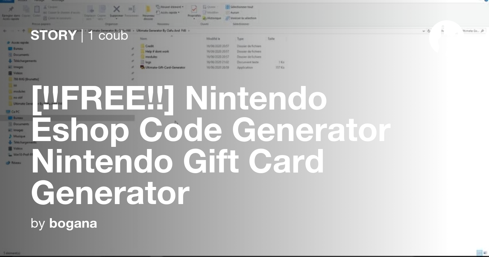 FREE!!] Eshop Code Generator Nintendo Gift Generator -