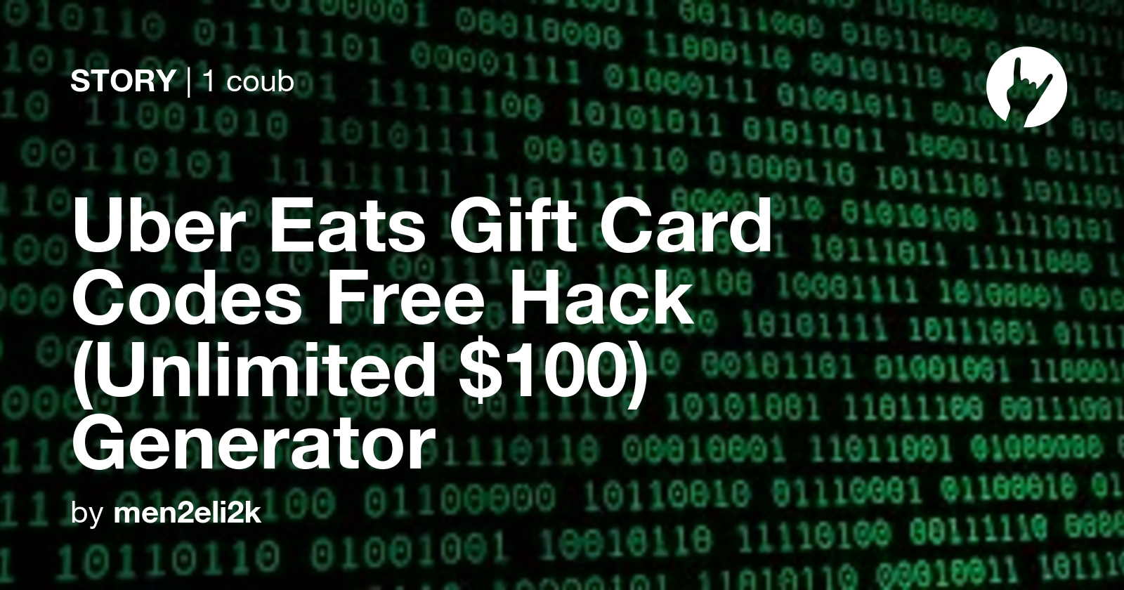 Uber Eats Gift Card Codes Free Hack (Unlimited 100) Generator Coub